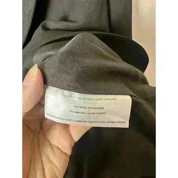 M.M. Lafleur The Yiyan Blazer - Wool Twill Size Black jacket $495 NWT - Picture 6 of 6